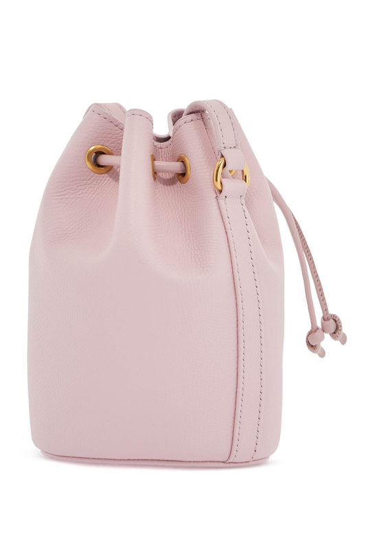 Valentino Garavani borsa a sacchetto mini in pelle rosa quarzo con tracolla regolabile Shopper Valentino Garavani