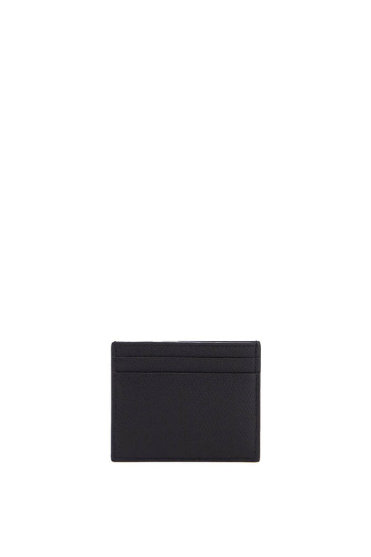 Valentino Garavani portafoglio minimalista in pelle nera con fessure per carte Wallets Valentino Garavani