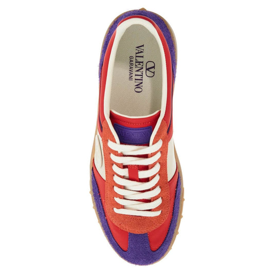 Valentino Garavani purple women's sneakers in polyester and suede Sneakers Valentino Garavani