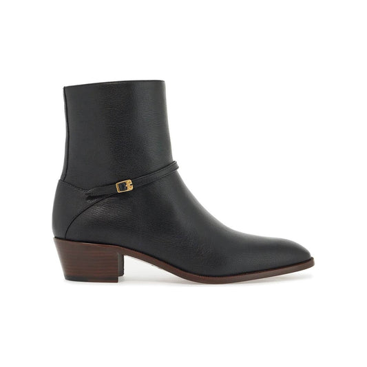 Valentino Garavani leather pat ankle boots Boots Valentino Garavani