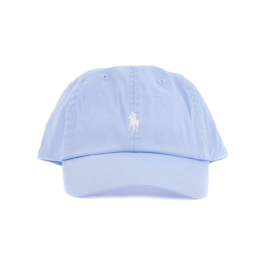 Polo Ralph Lauren light blue cotton hat with horse logo Scarves Hats & Gloves Polo Ralph Lauren