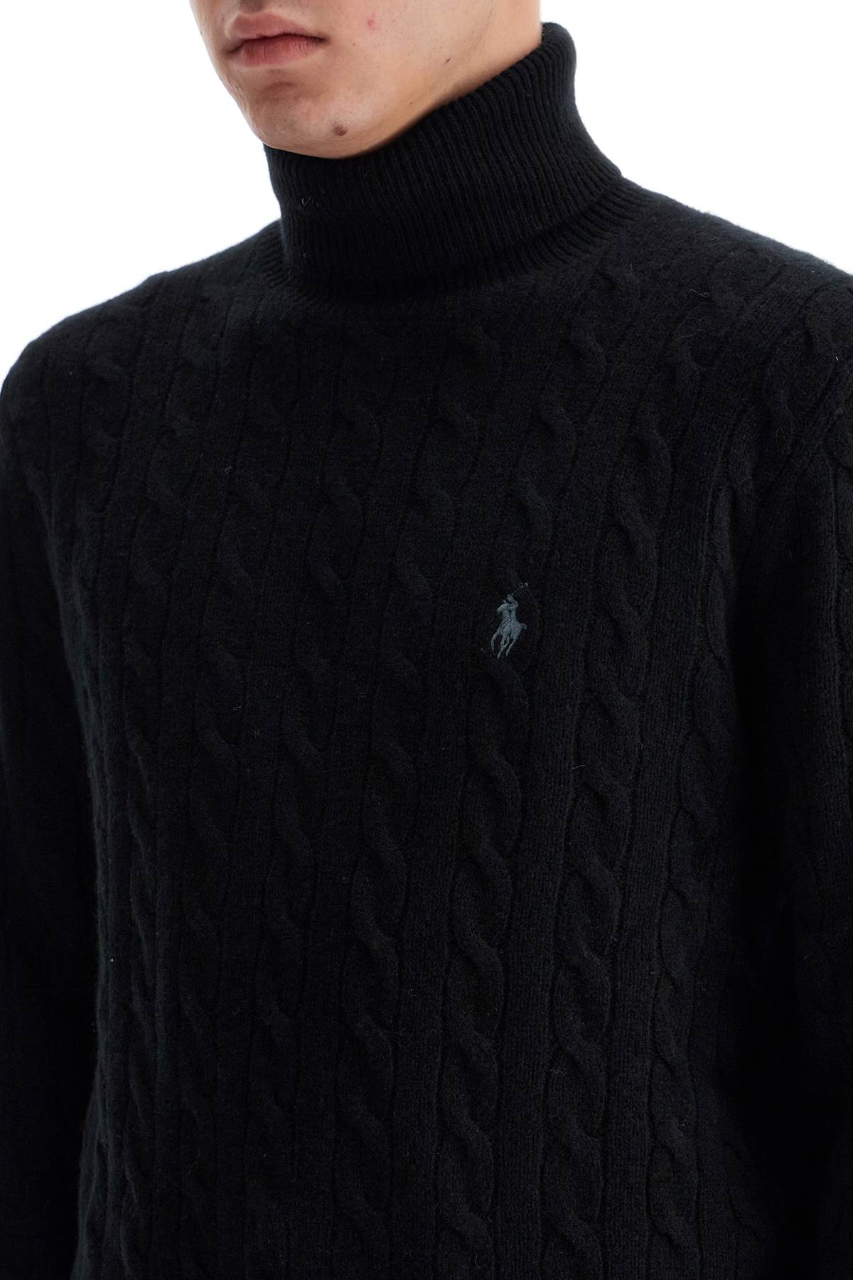 Polo Ralph Lauren cable-knit wool and cashmere turt Knitwear Polo Ralph Lauren