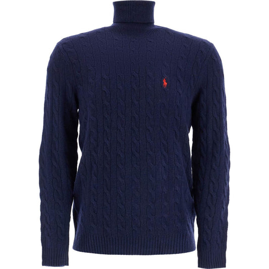 Polo Ralph Lauren high-neck wool and cashmere cable-knit pullover sweater Knitwear Polo Ralph Lauren