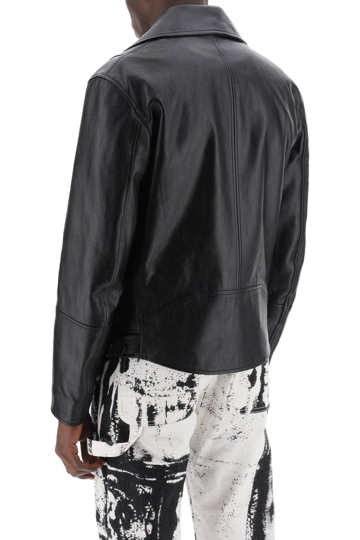 Alexander Mcqueen nappa biker jacket