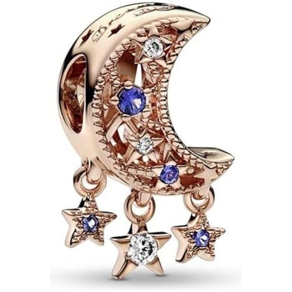 PANDORA CHARMS Mod. LUNA E STELLE DESIGNER FASHION JEWELLERY PANDORA