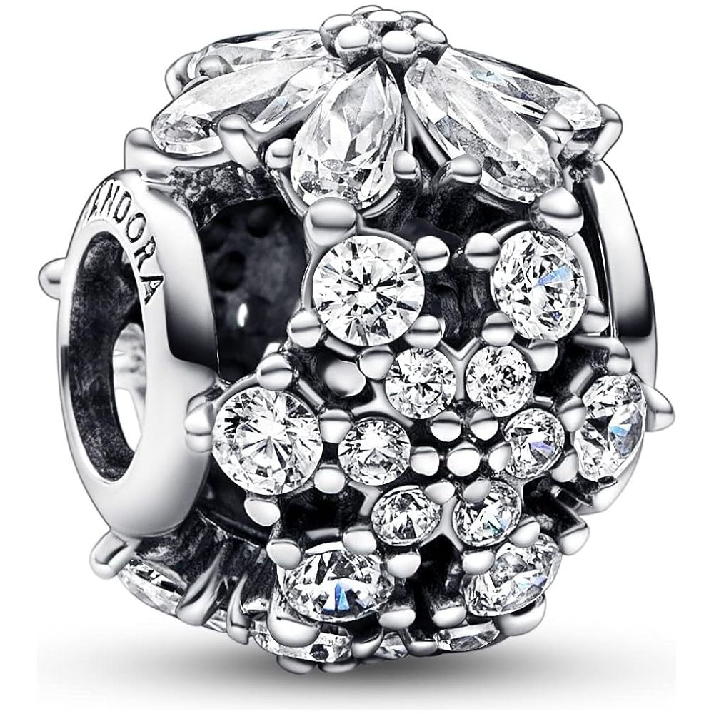 PANDORA CHARMS Mod. SPARKLING HERBARIUM CLUSTER ROUND DESIGNER FASHION JEWELLERY PANDORA