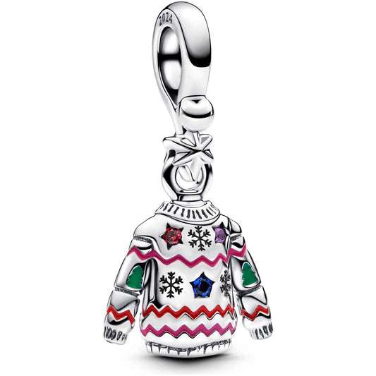 PANDORA CHARMS Mod. CHRISTMAS SWEATER DANGLE DESIGNER FASHION JEWELLERY PANDORA