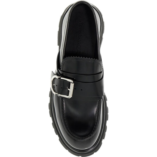 Alexander Mcqueen brushed leather wander loafers for Sneakers Alexander Mcqueen