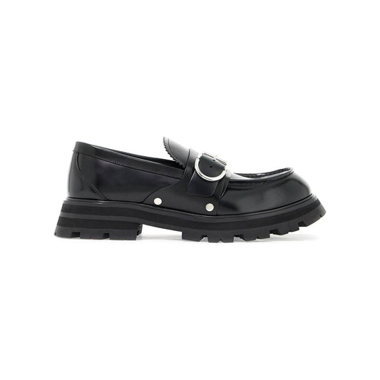 Alexander Mcqueen brushed leather wander loafers for Sneakers Alexander Mcqueen