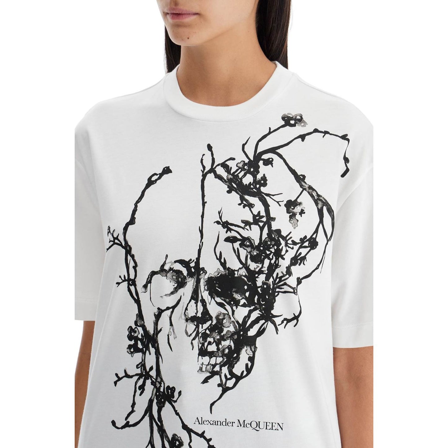 Alexander Mcqueen "oversized cherry blossom Topwear Alexander Mcqueen