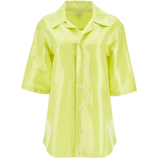 Alexander Mcqueen short-sleeved canvas tarp shirt. Shirts Alexander Mcqueen