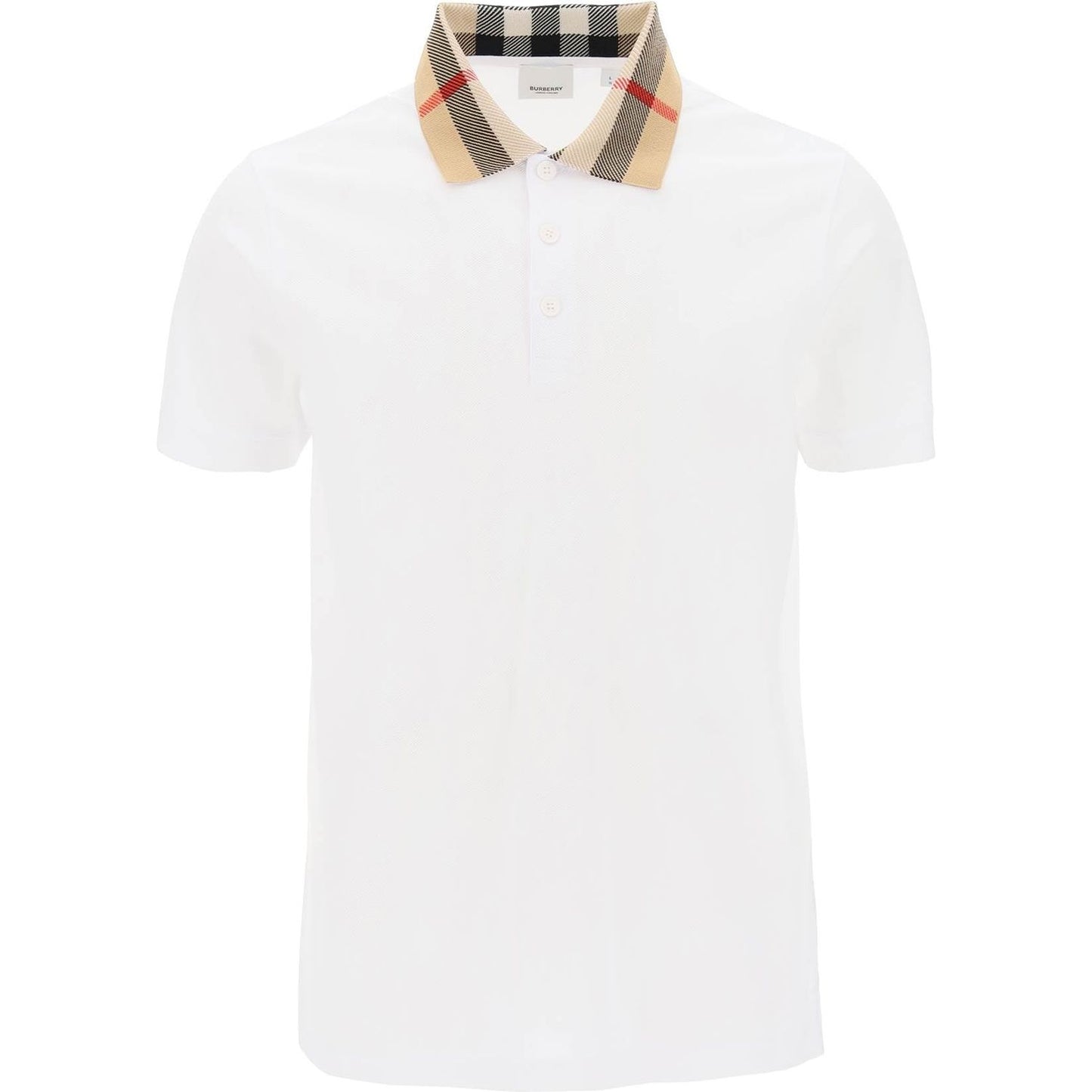 Burberry check collar cody polo shirt Topwear Burberry