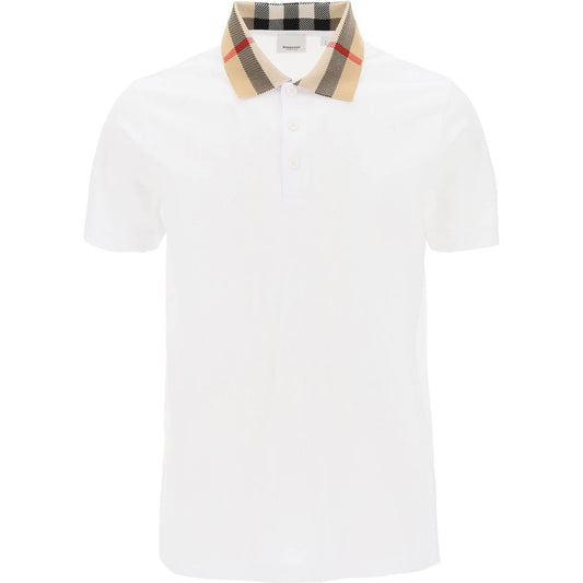 Burberry check collar cody polo shirt Topwear Burberry