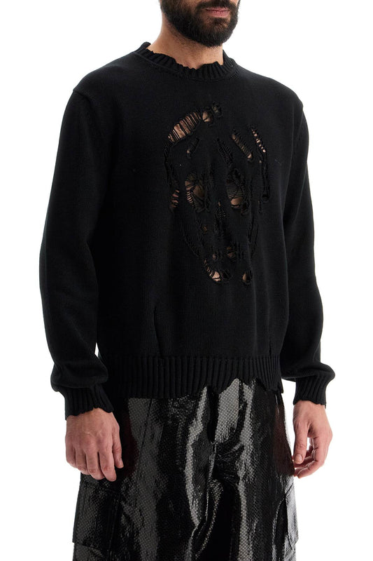 Alexander Mcqueen 'distressed skull print pul Knitwear Alexander Mcqueen