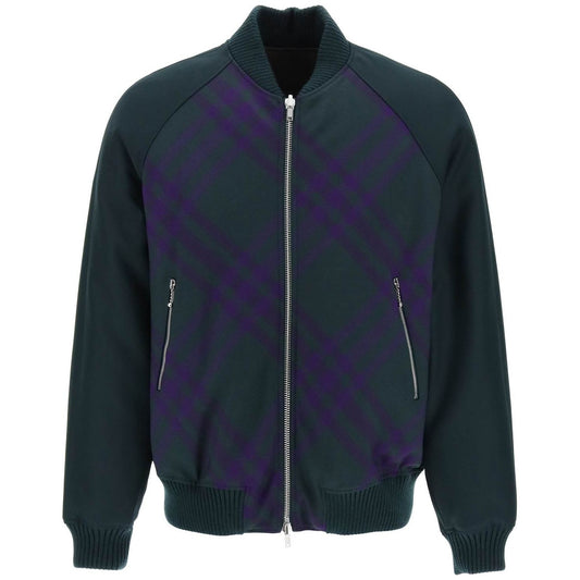 Burberry check reversible bomber jacket Jackets Burberry