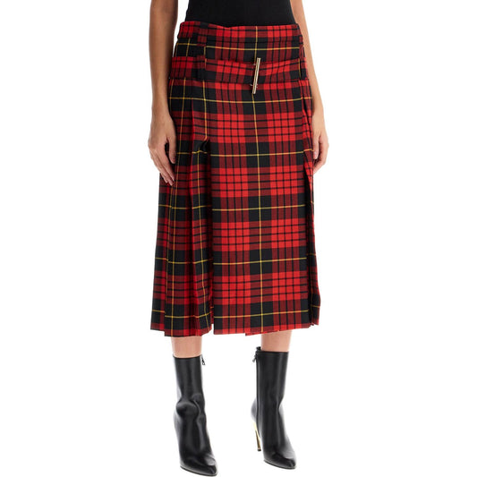 Alexander Mcqueen plaid pleated skirt with Skirts Alexander Mcqueen