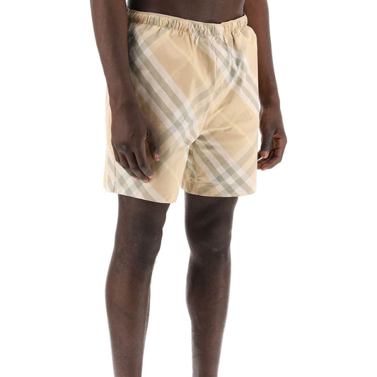 Burberry ered men's check Bermuda shorts Beachwear & underwear Burberry