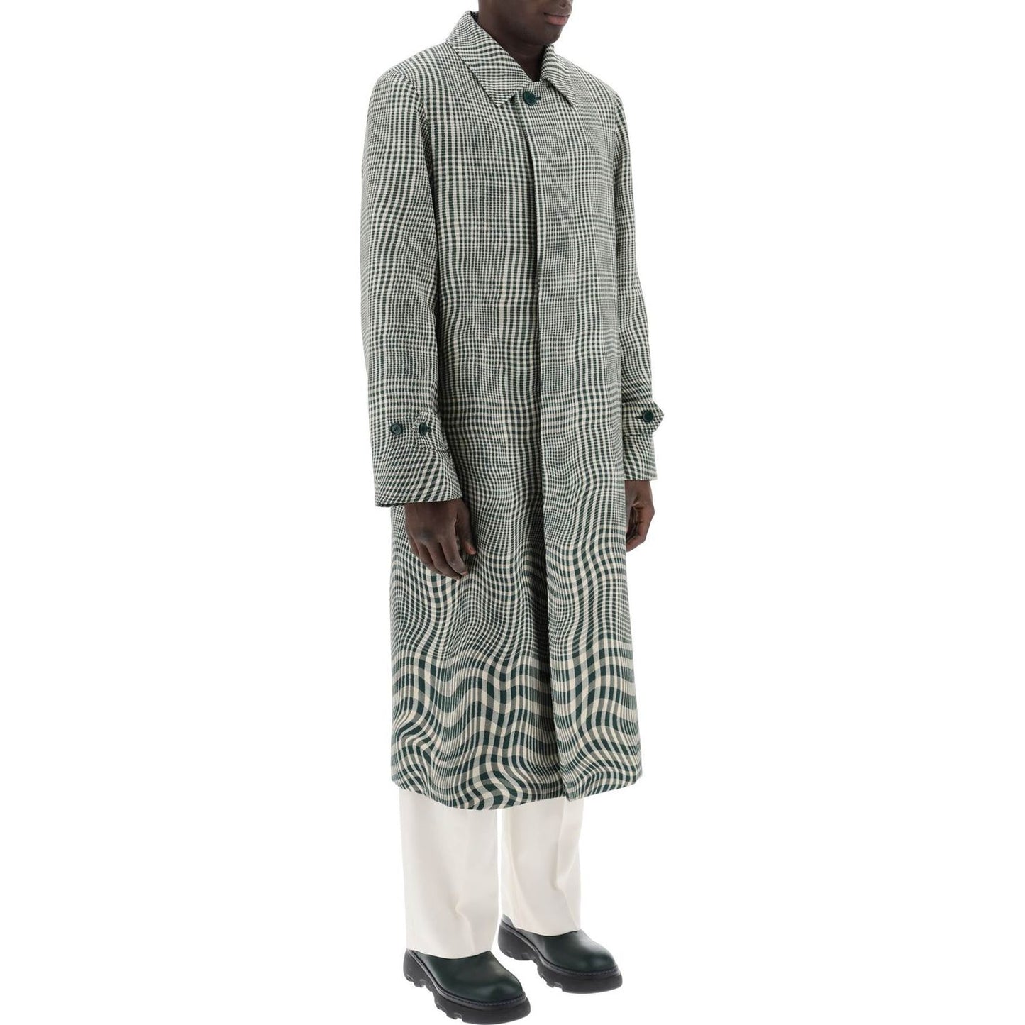 Burberry houndstooth car coat with Jackets Burberry