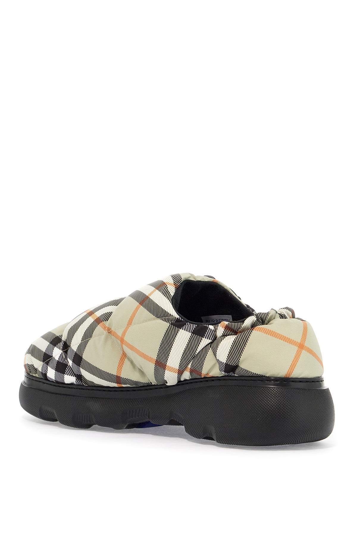 Burberry Burberry nylon check mules pillow for