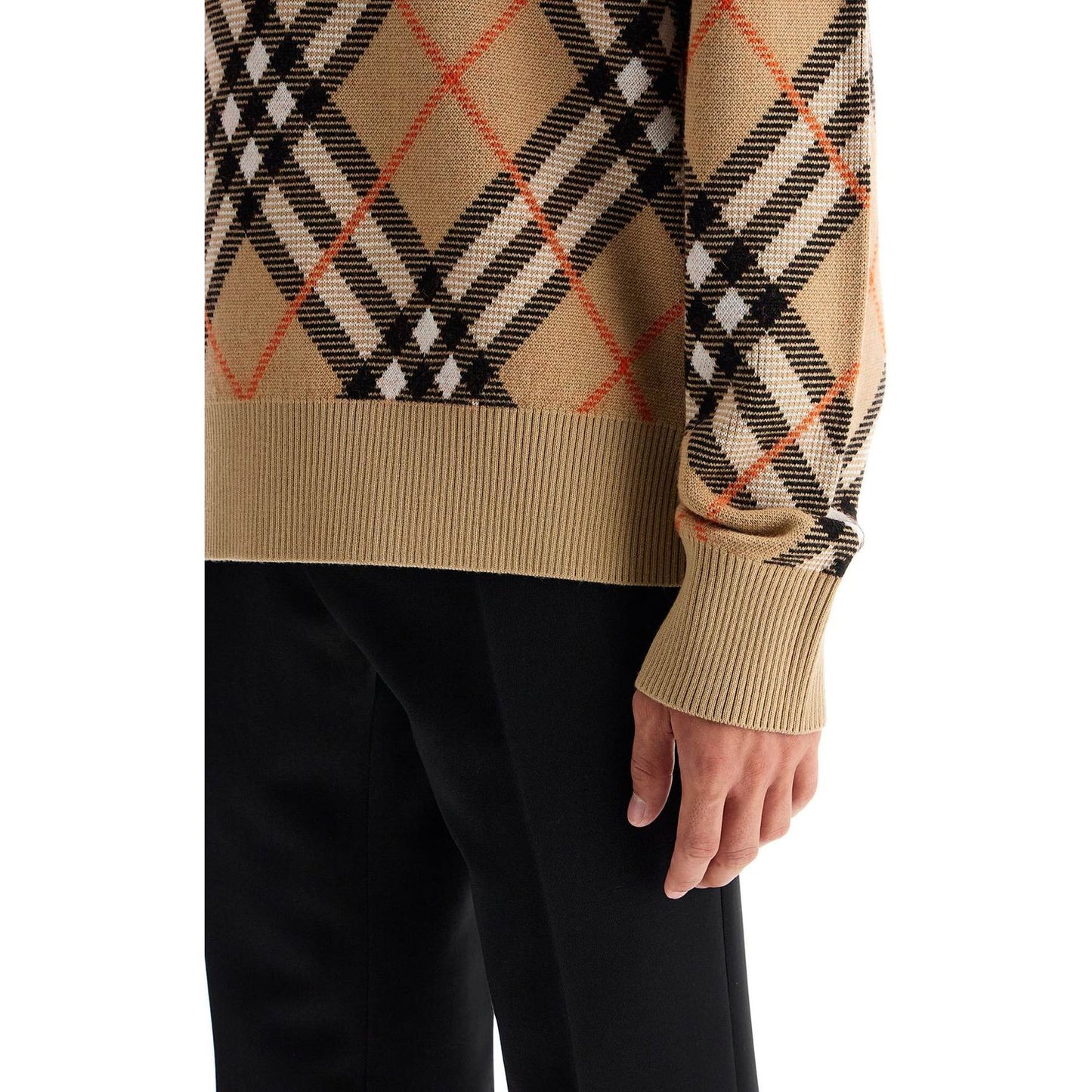 Burberry ered wool and mohair pullover sweater Knitwear Burberry