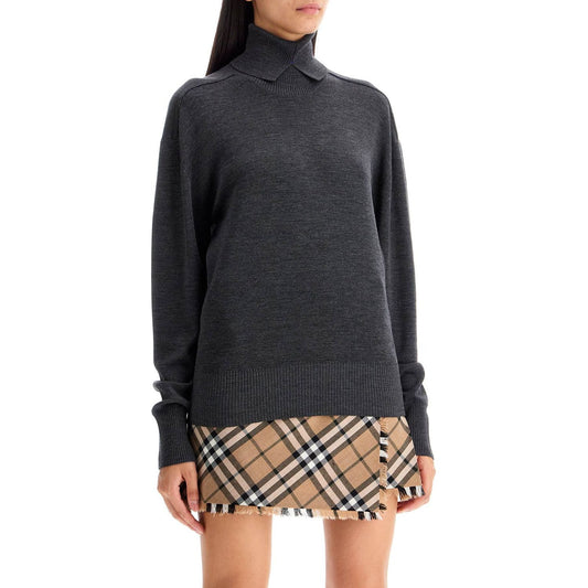 Burberry high-neck wool pullover sweater Knitwear Burberry