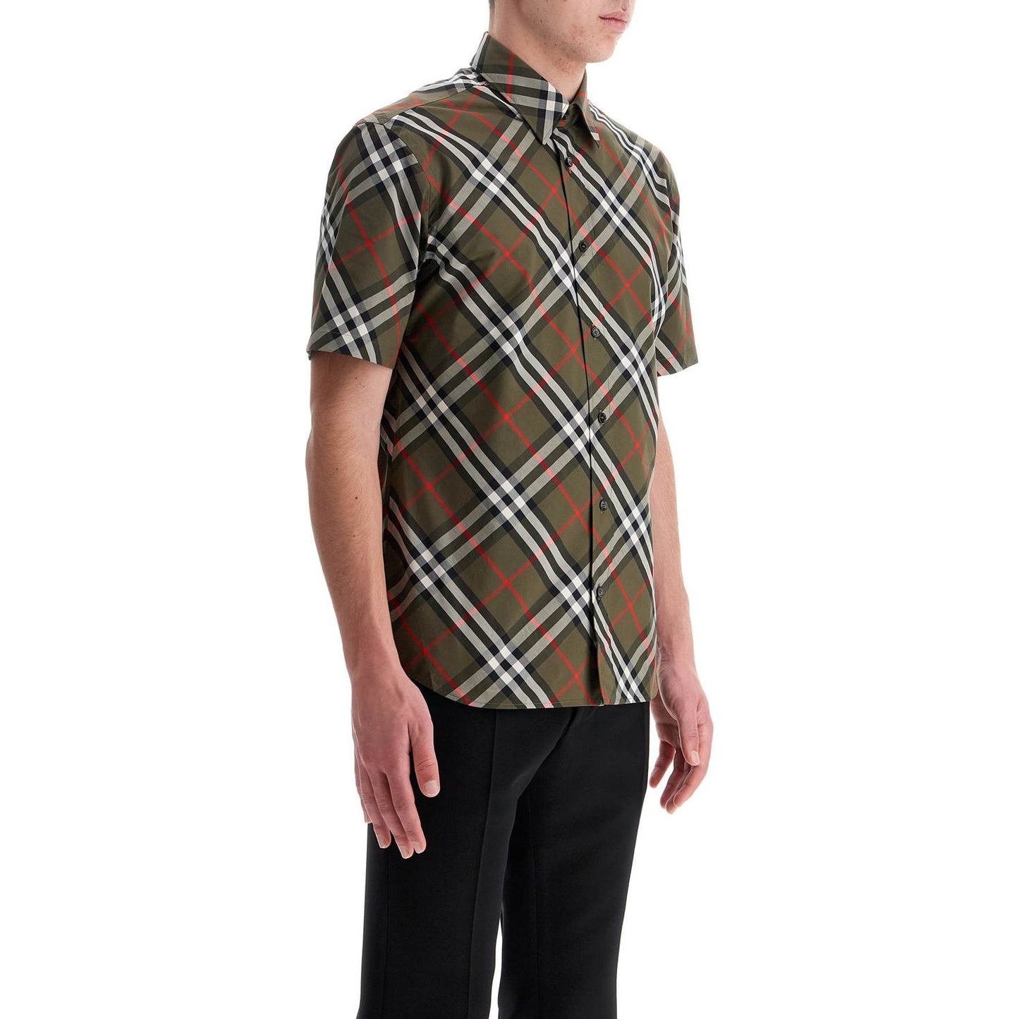 Burberry ered cotton short-sleeved shirt Shirts Burberry