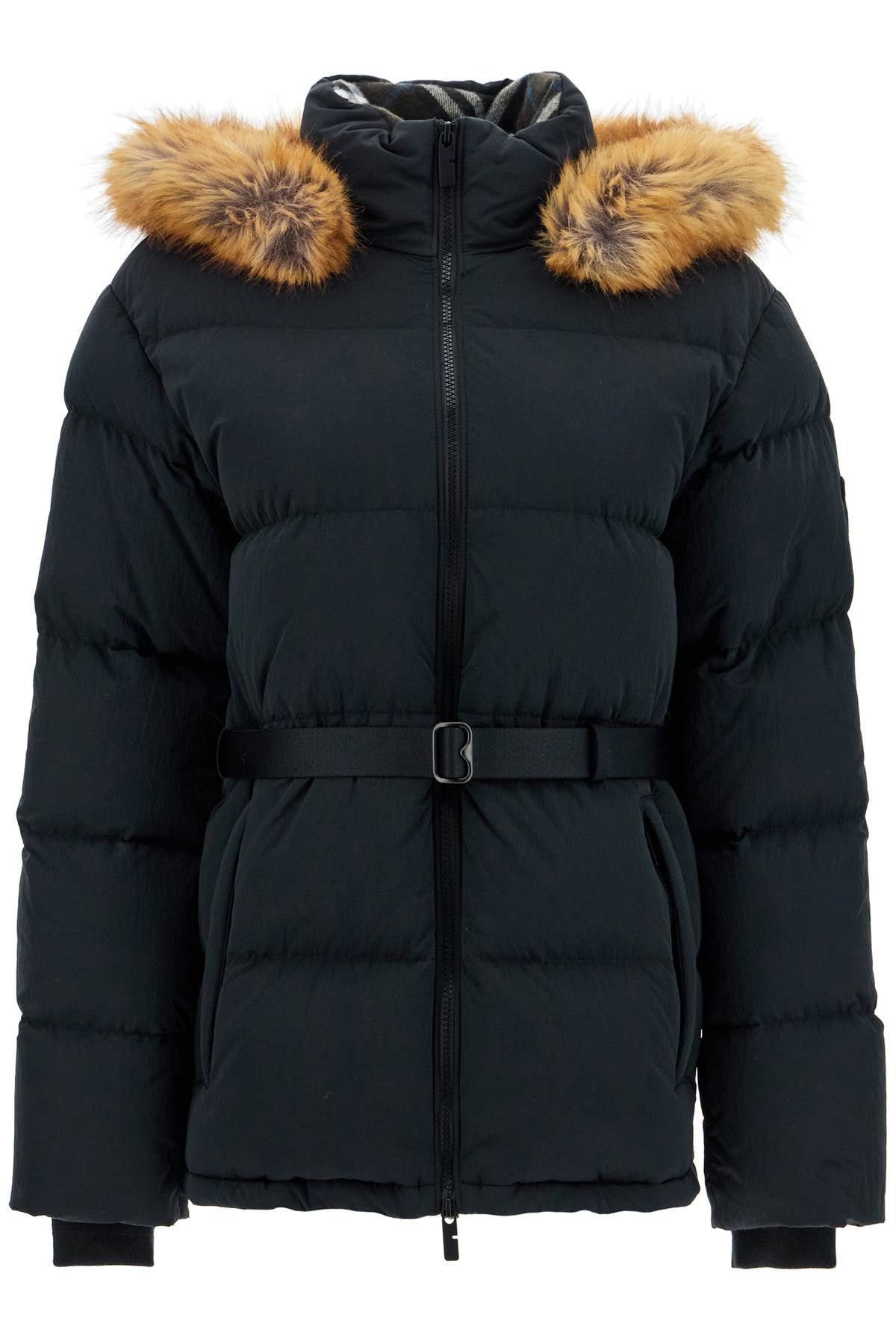 Burberry short nylon down jacket