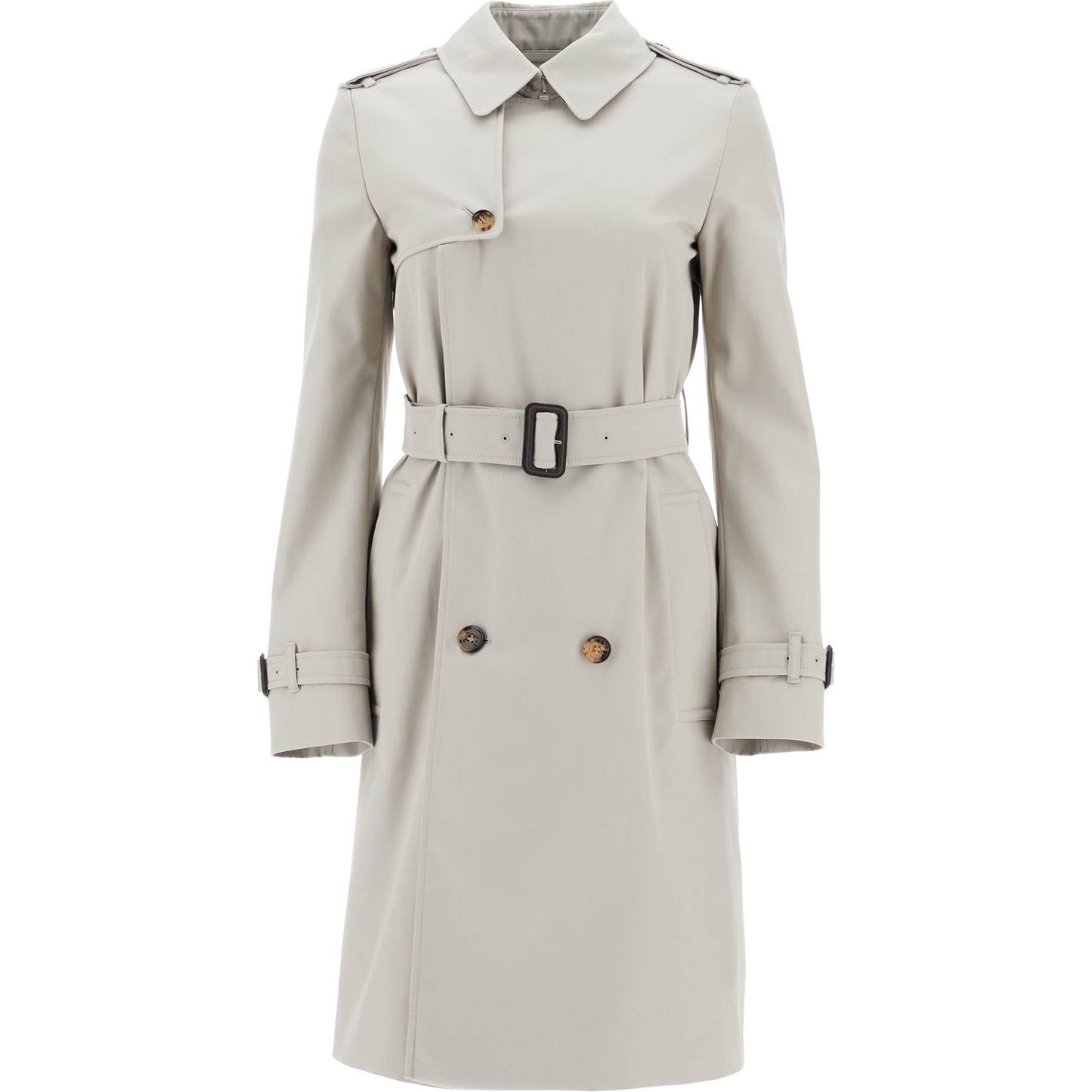 Burberry cotton-blend trench Jackets Burberry