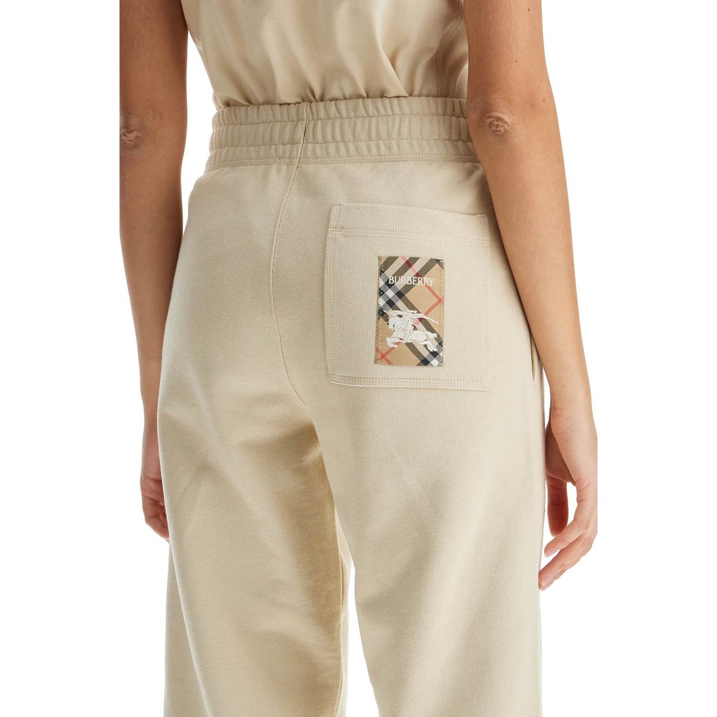 Burberry joggers with patch logo Trousers Burberry