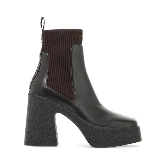 Stella McCartney skyla sock ankle boots with heel Boots Stella McCartney