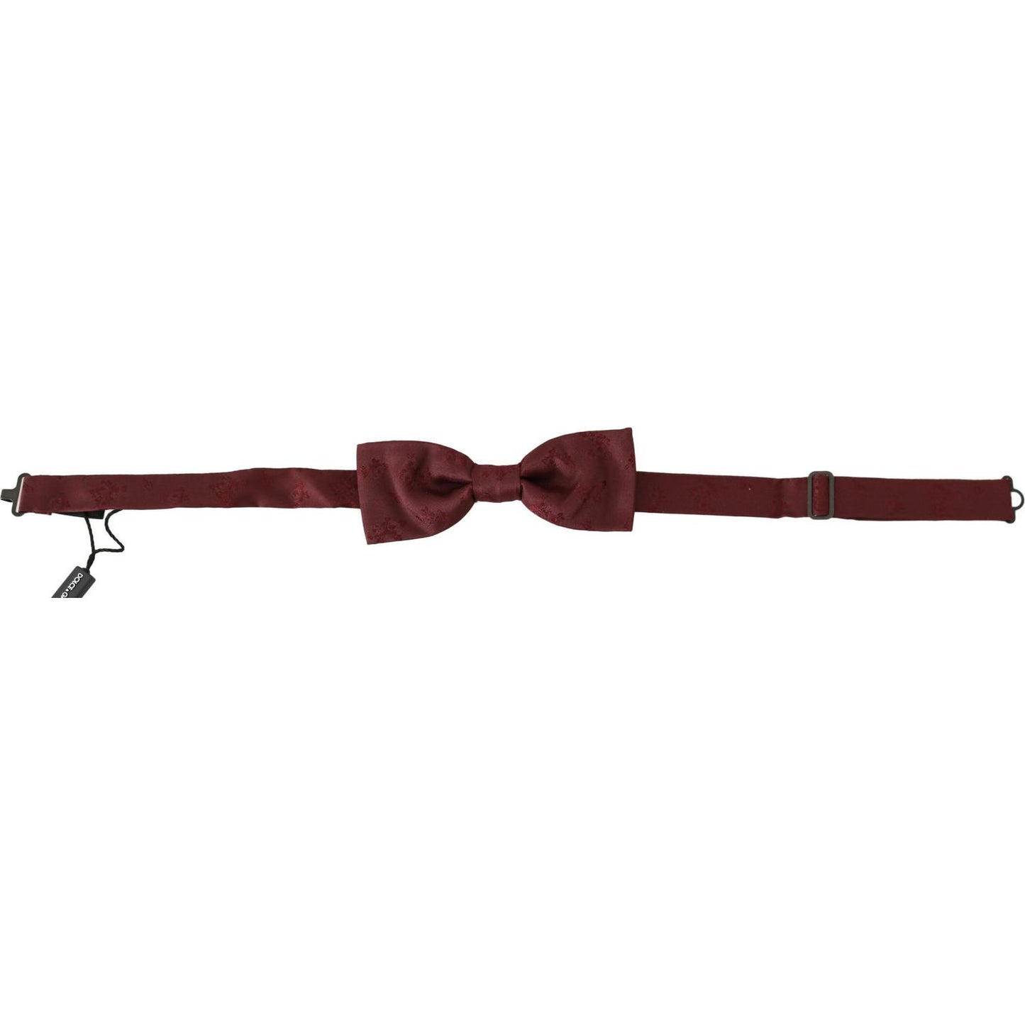 Dolce & Gabbana Elegant Maroon Silk Bow Tie Bow Tie Dolce & Gabbana