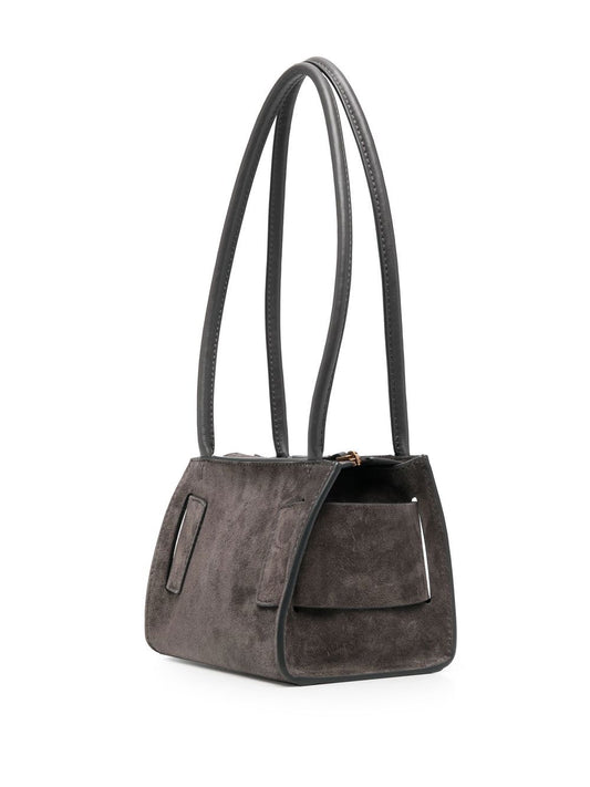 Boyy Pochete with buckle calf leather Bag Grey Handbag Boyy