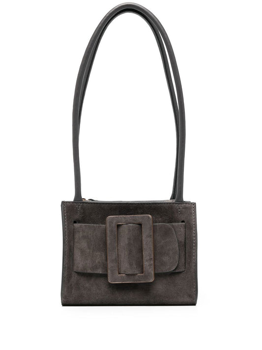 Boyy Pochete with buckle calf leather Bag Grey Handbag Boyy