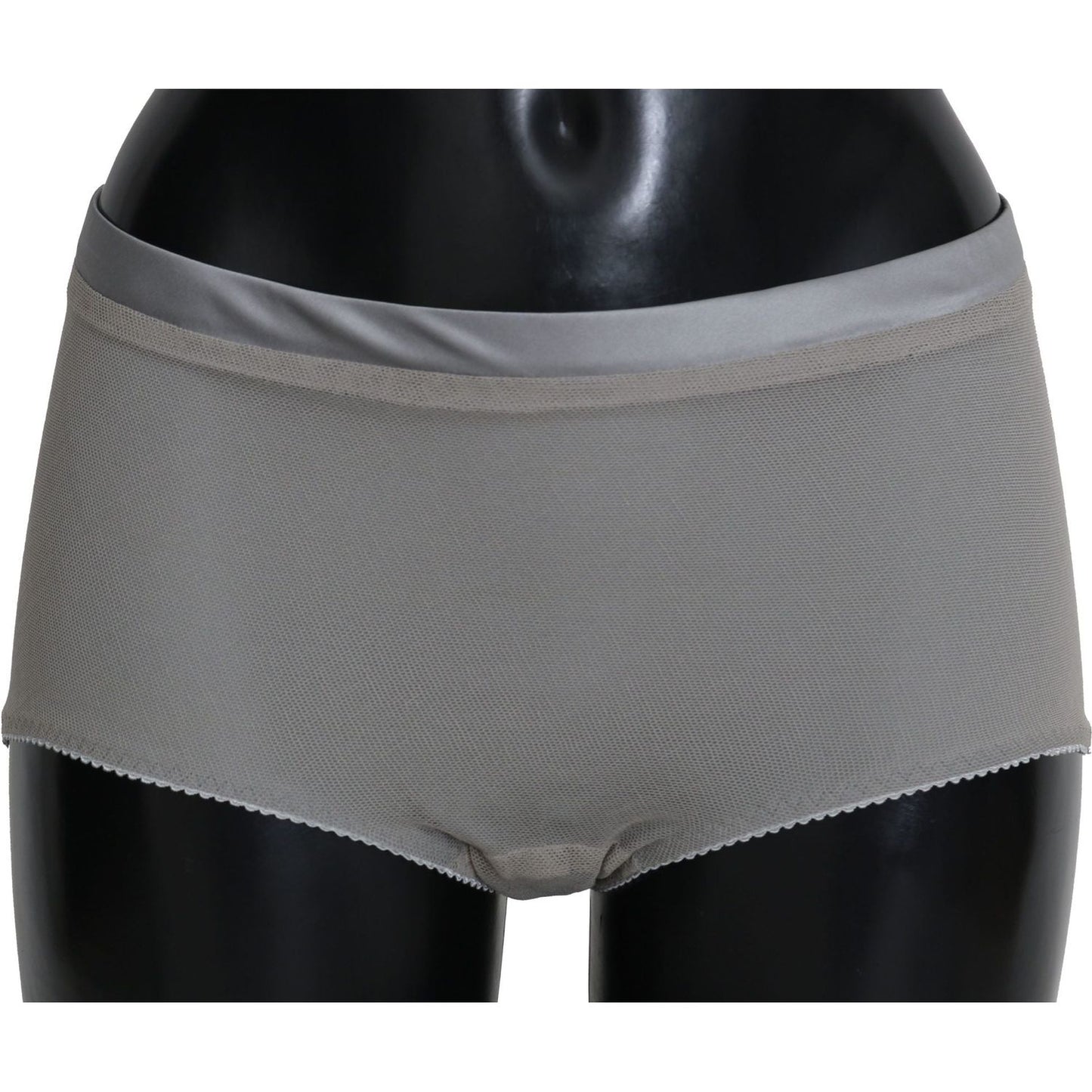 Dolce & Gabbana Shimmering Silver Stretch Cotton Underwear Dolce & Gabbana