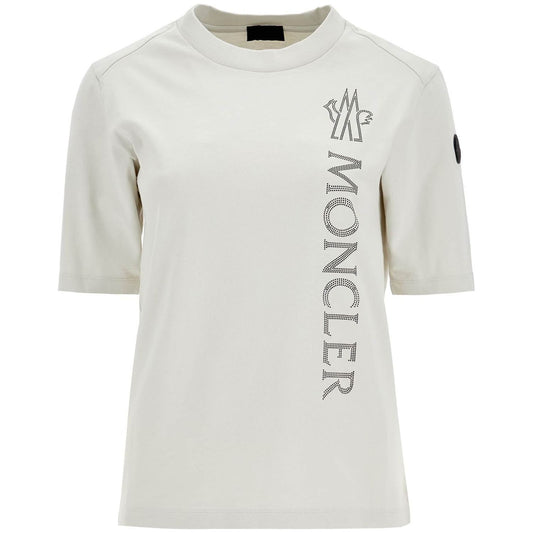 Moncler textured logo t-shirt Topwear Moncler