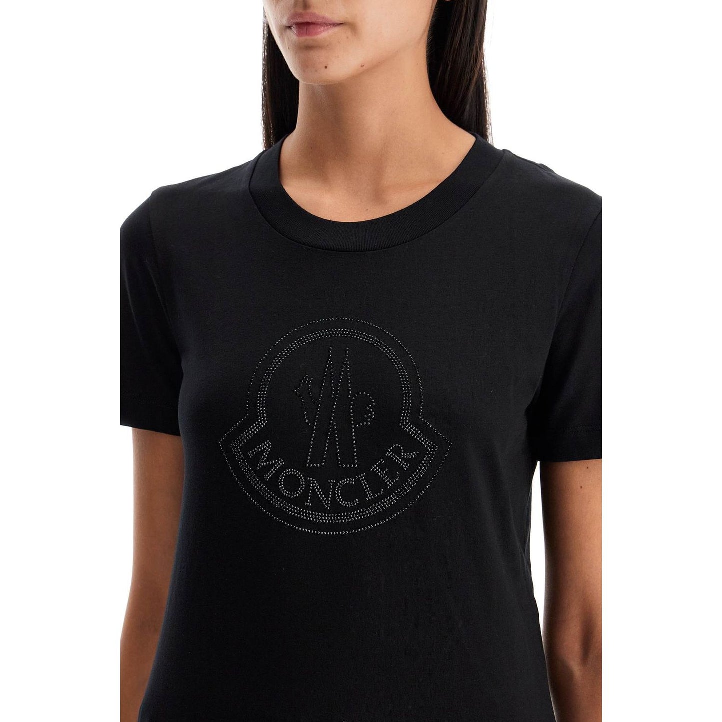 Moncler 'logo rhinestone t-shirt Topwear Moncler