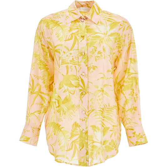 Zimmermann silk floral print shirt