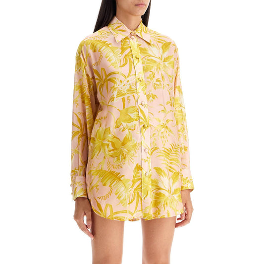 Zimmermann silk floral print shirt