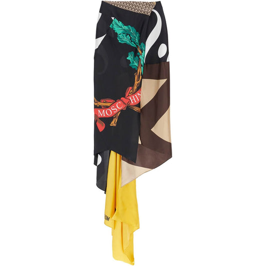 Moschino silk patchwork skirt Skirts Moschino