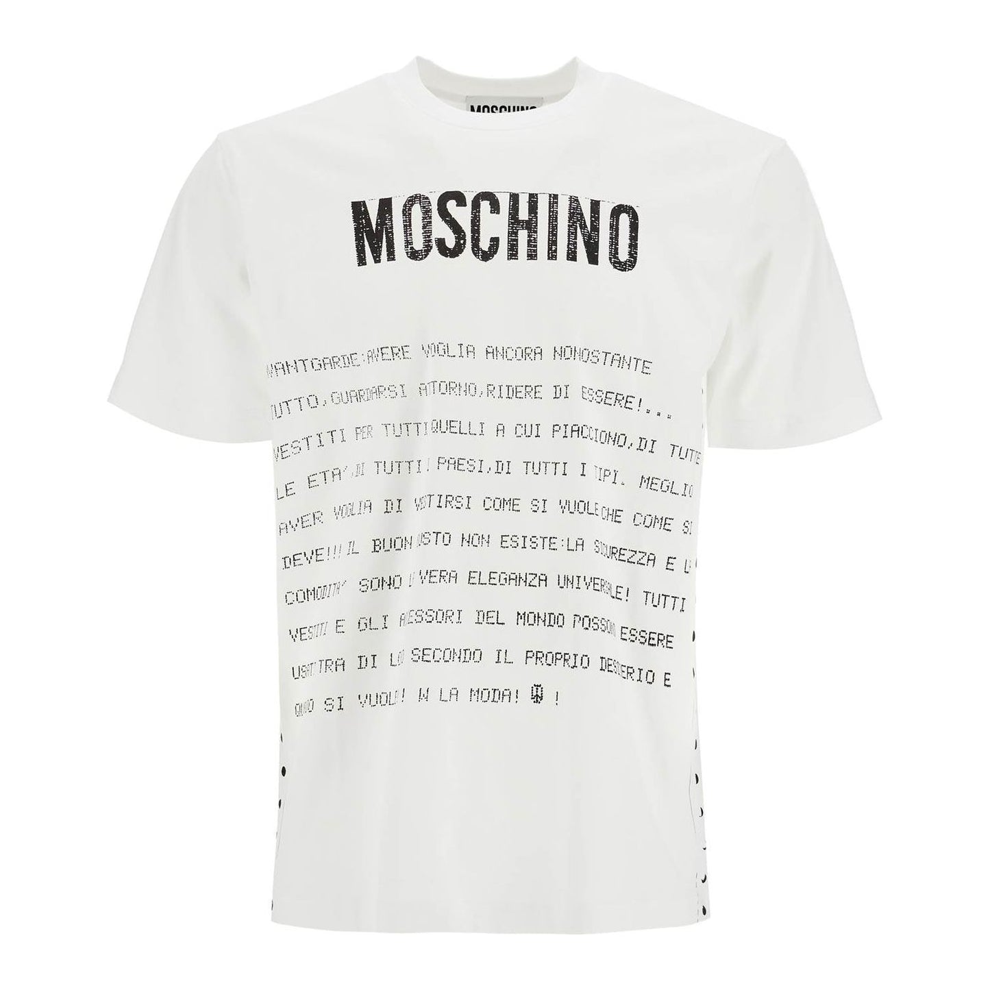 Moschino t-shirt with lettering print Topwear Moschino