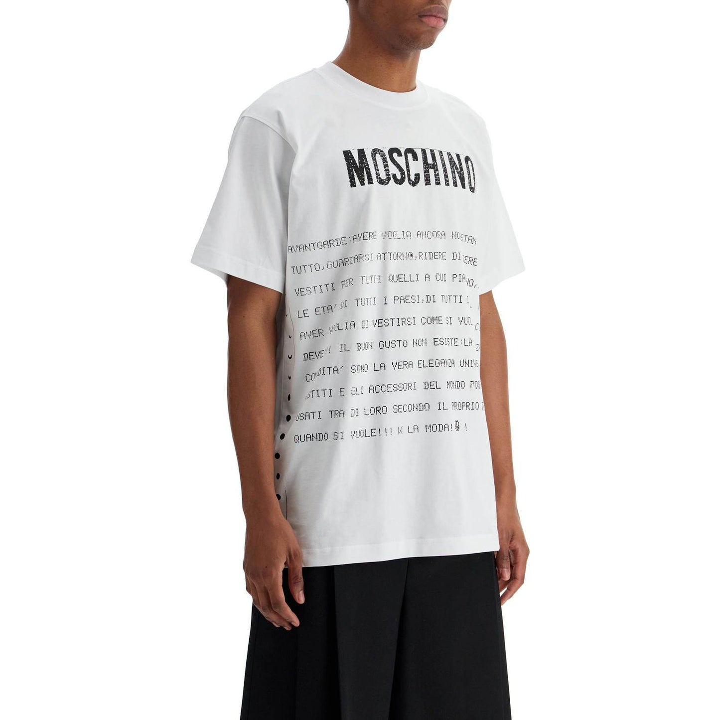 Moschino t-shirt with lettering print Topwear Moschino