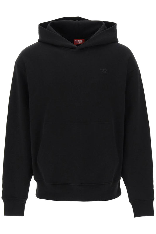 Diesel logo embroidered hoodie Topwear Diesel