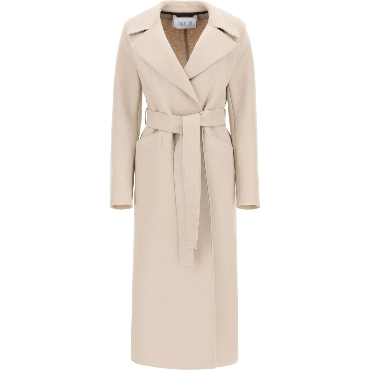 Harris Wharf London long coat in pressed wool Jackets Harris Wharf London