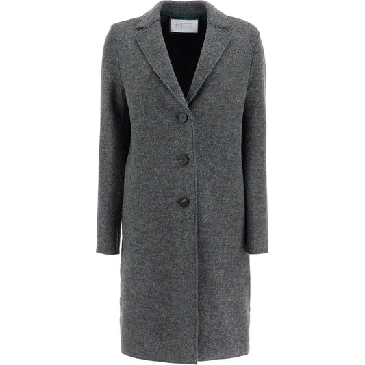 Harris Wharf London single-breasted wool coat in boiled Jackets Harris Wharf London