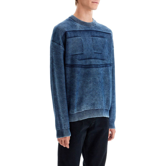 Diesel k-klevery pullover with oval Knitwear Diesel