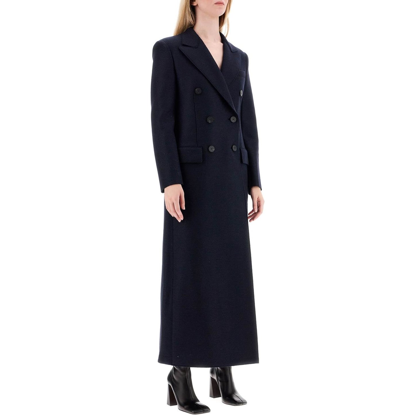 Harris Wharf London double-breasted pressed wool coat Jackets Harris Wharf London