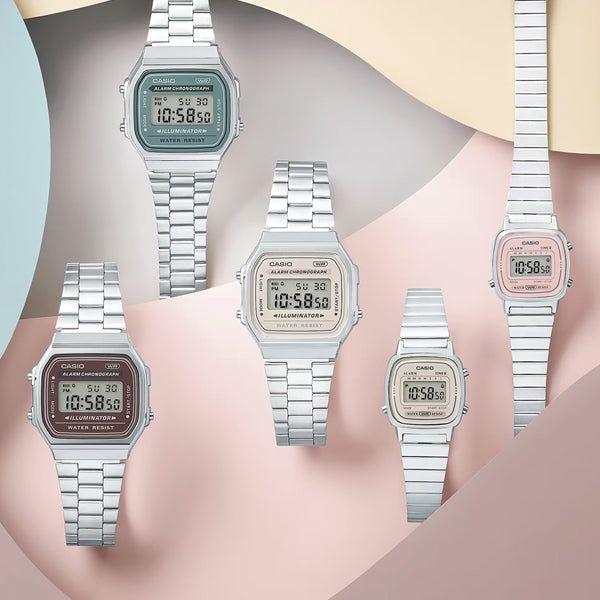 CASIO VINTAGE Mod. ICONIC CREAM WATCHES CASIO COLLECTION & VINTAGE