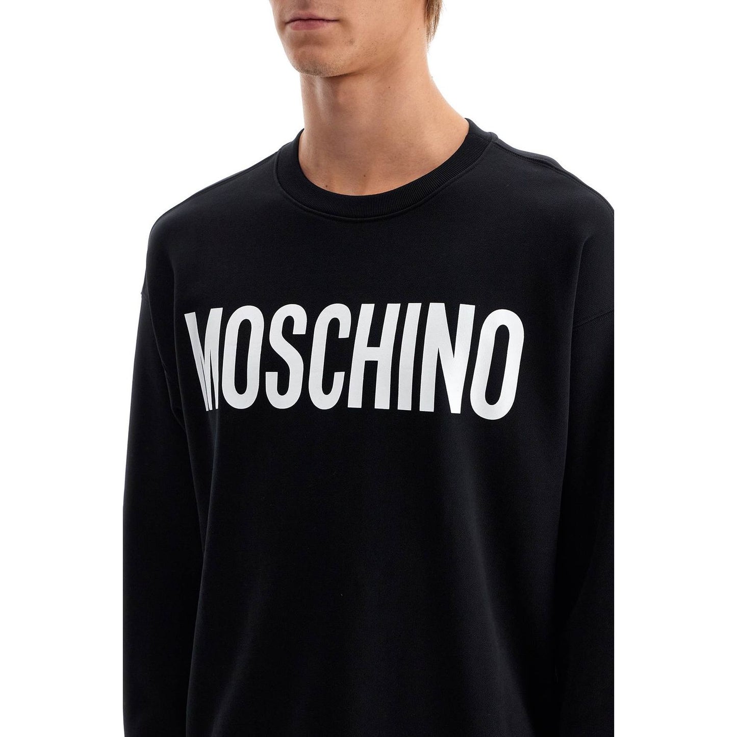 Moschino logo crewneck sweatshirt Topwear Moschino