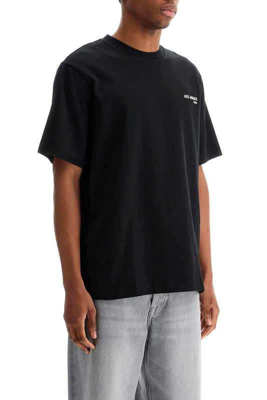 Axel Arigato black organic cotton t-shirt with discreet logo Topwear Axel Arigato