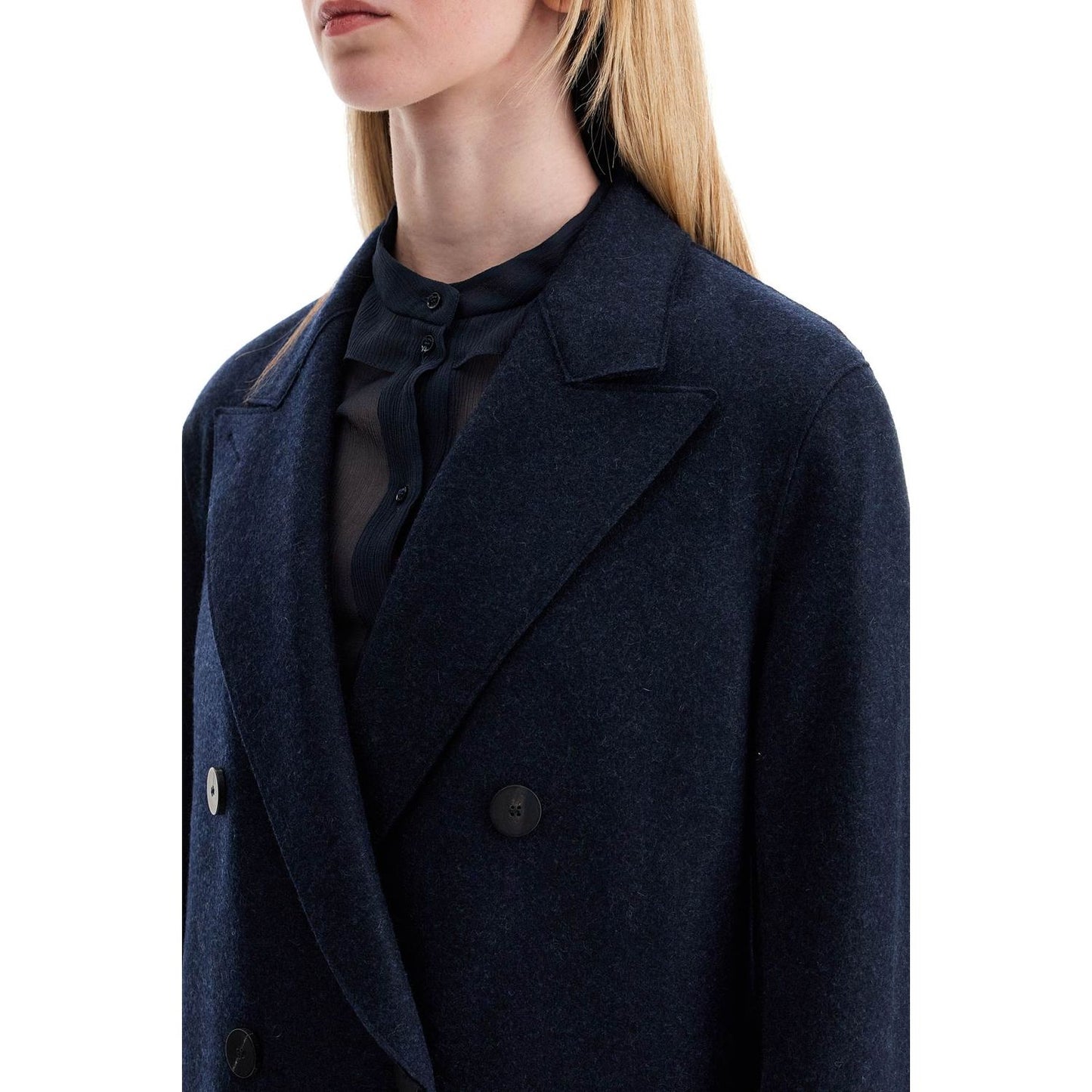 Harris Wharf London double-breasted cashmere coat Jackets Harris Wharf London